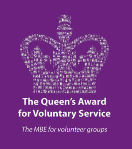 The Queens Award for Voluntary Service logo