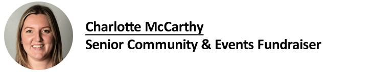 Charlotte McCarthy, Senior Community & Events Fundraiser